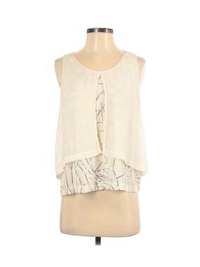 Robert Rodriguez Peach Sleeveless Blouse Sequin 4